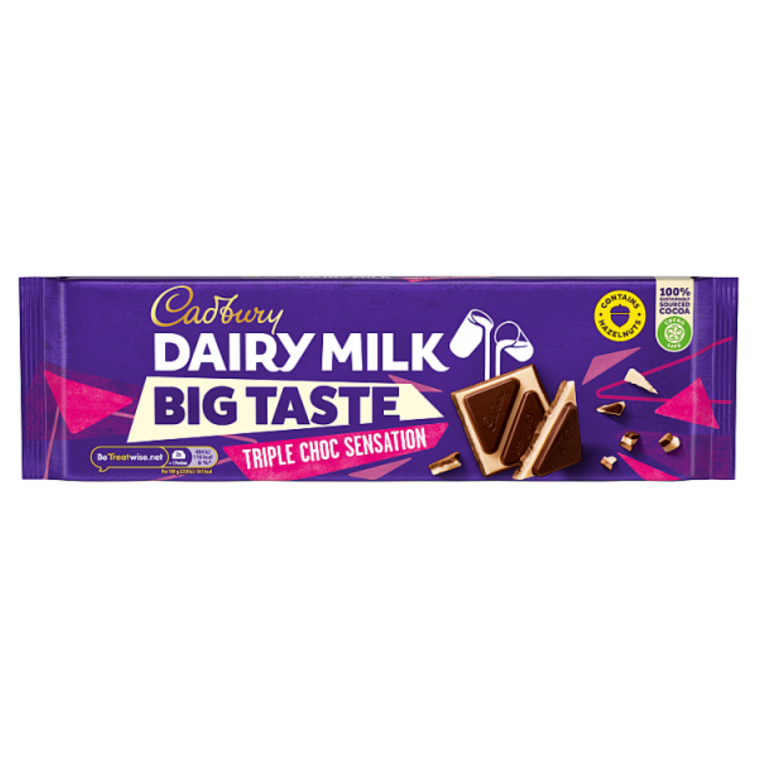 CADBURY BIG TASTE TRIPPLE CHOC 300G